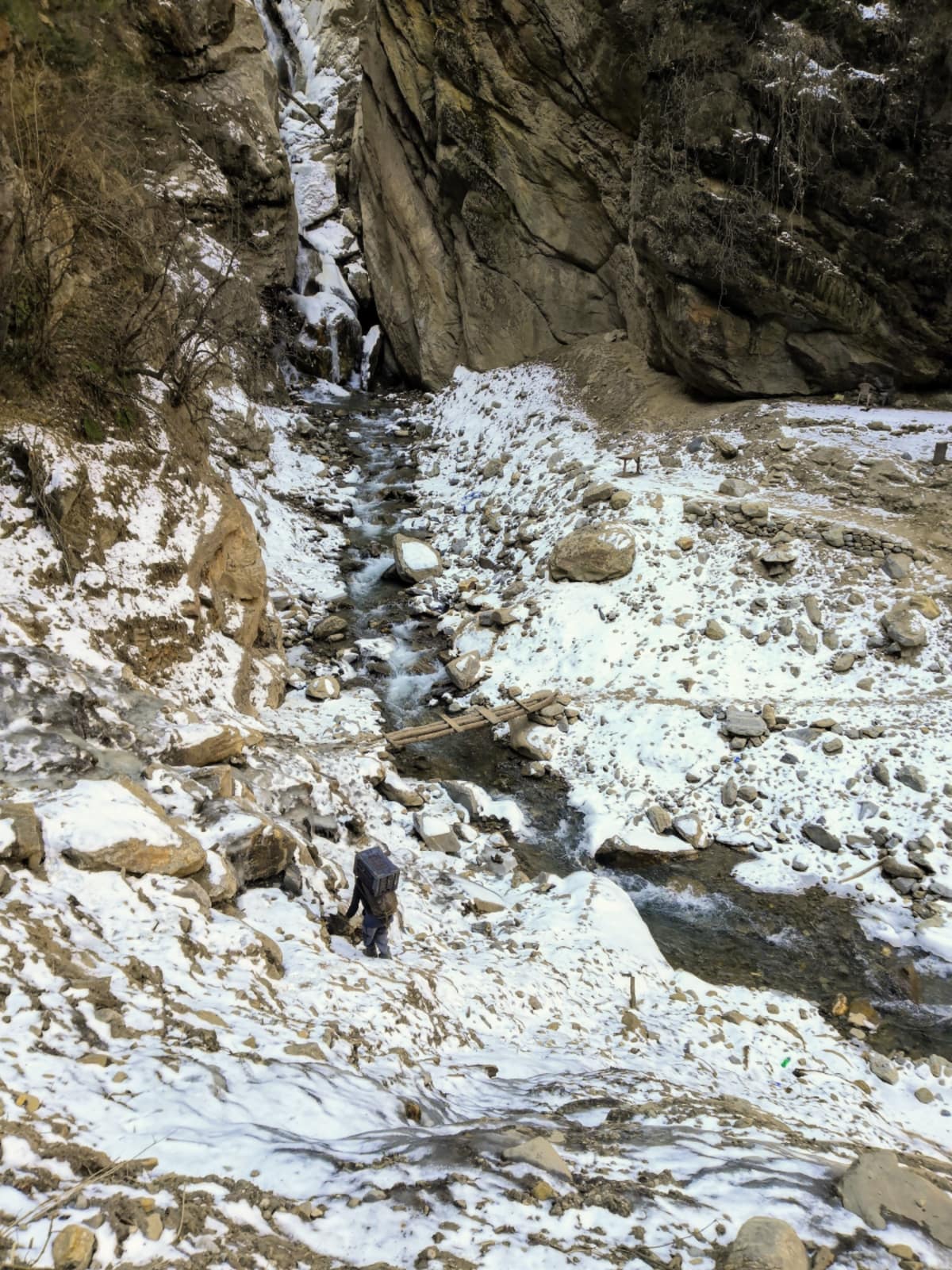 Kheer-ganga trek route image